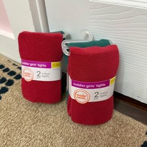 Girls tights set of 2